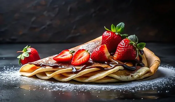Offre de Crêpes aux Fraises : Un Délice Sucré et Gourmand